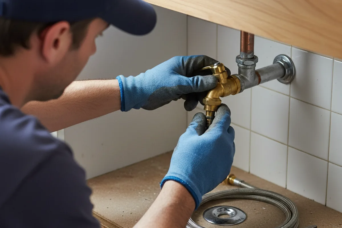 Shutoff valve and fitting work during Well Pump Repair in Ukiah